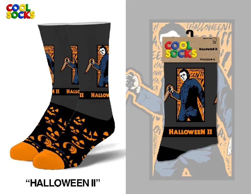 sock collections online -  Halloween II - Mens Crew Folded