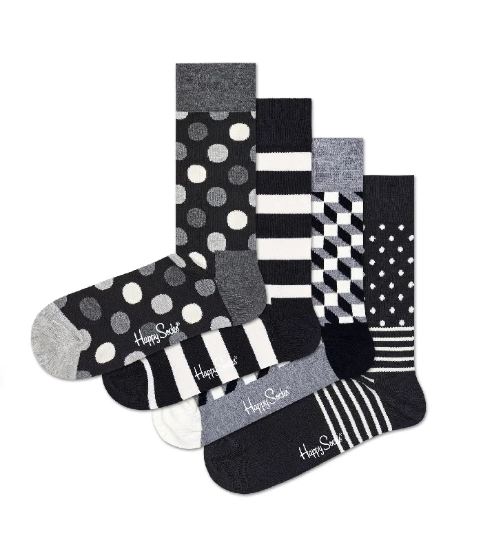 sock uses online -  Happy Socks 'Classic Black & White' Crew Sock Gift Set (4-Pairs)