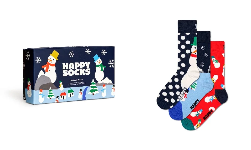 sock codes online -  Happy Socks 'Snowman' Christams Gift Set (3-Pack)