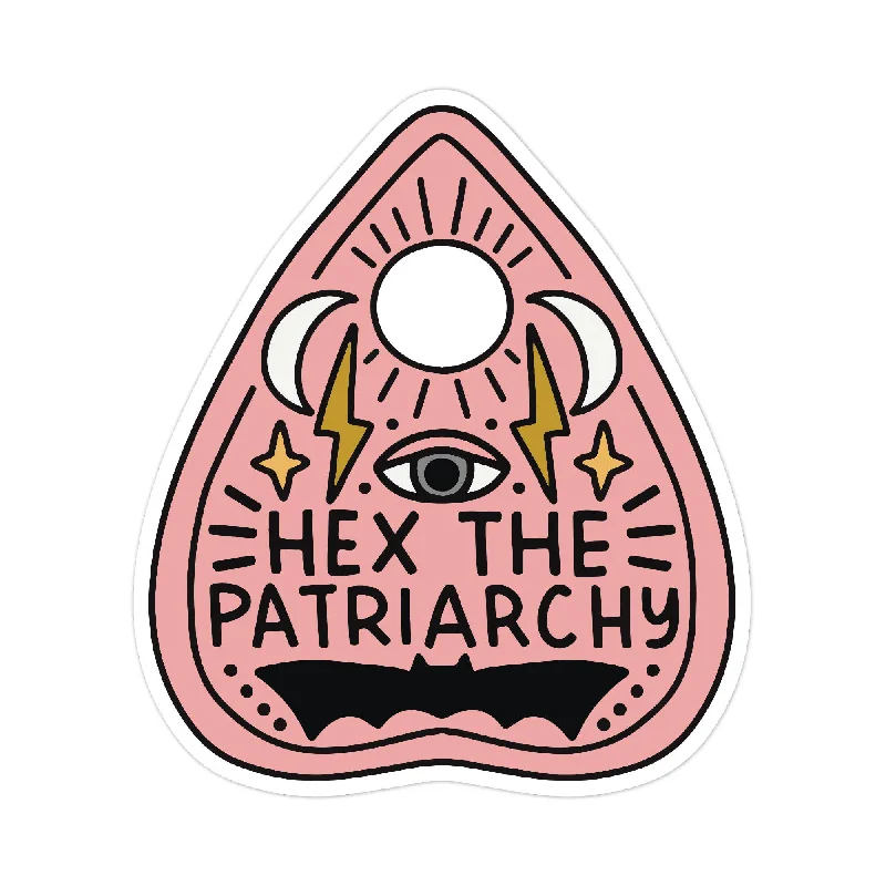 sock codes -  Hex The Patriarchy Sticker