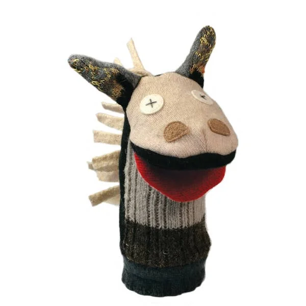 sock inventory women -  Cate & Levi/Horse Puppet | Reclaimed Wool