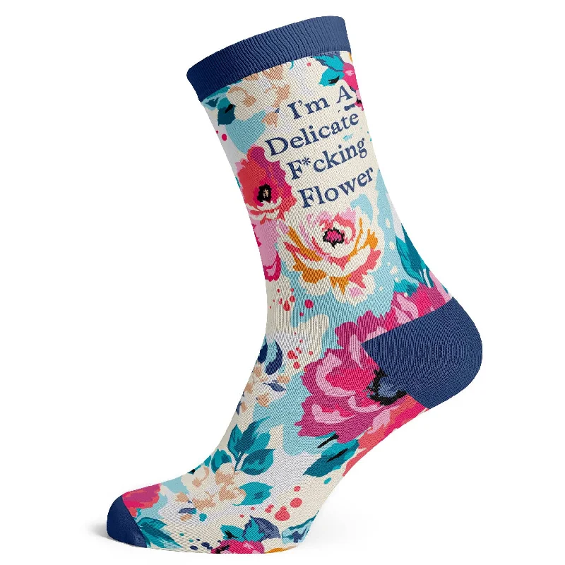 sock durability -  Socks To Be You/I'm A Delicate F*cking Flower Socks