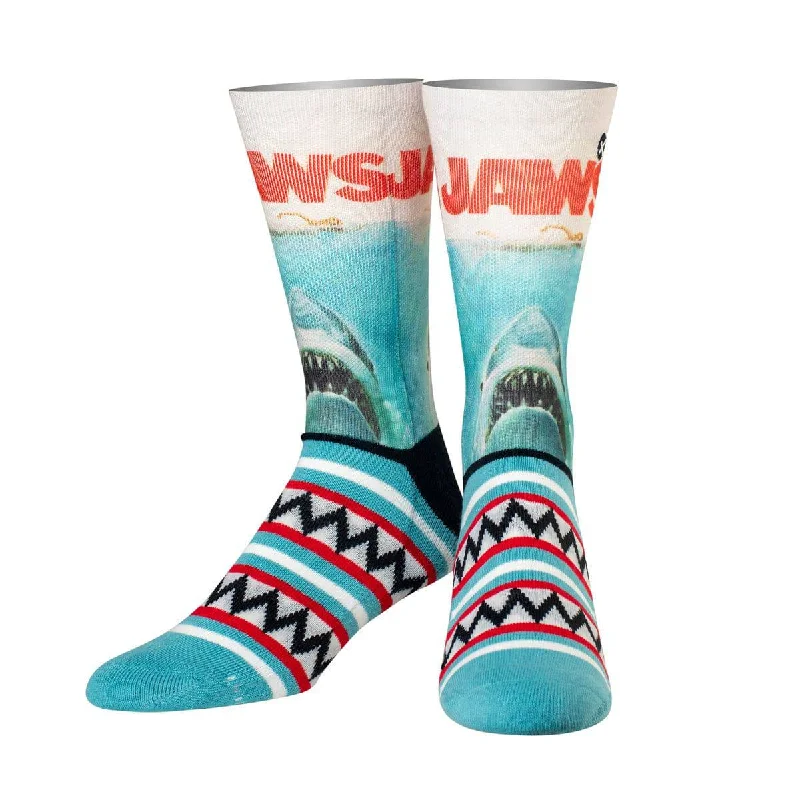 sock designs kids -  Jaws Men's Crew Socks