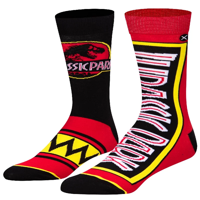 sock sets men -  Jurassic Park Split Men's Crew Socks