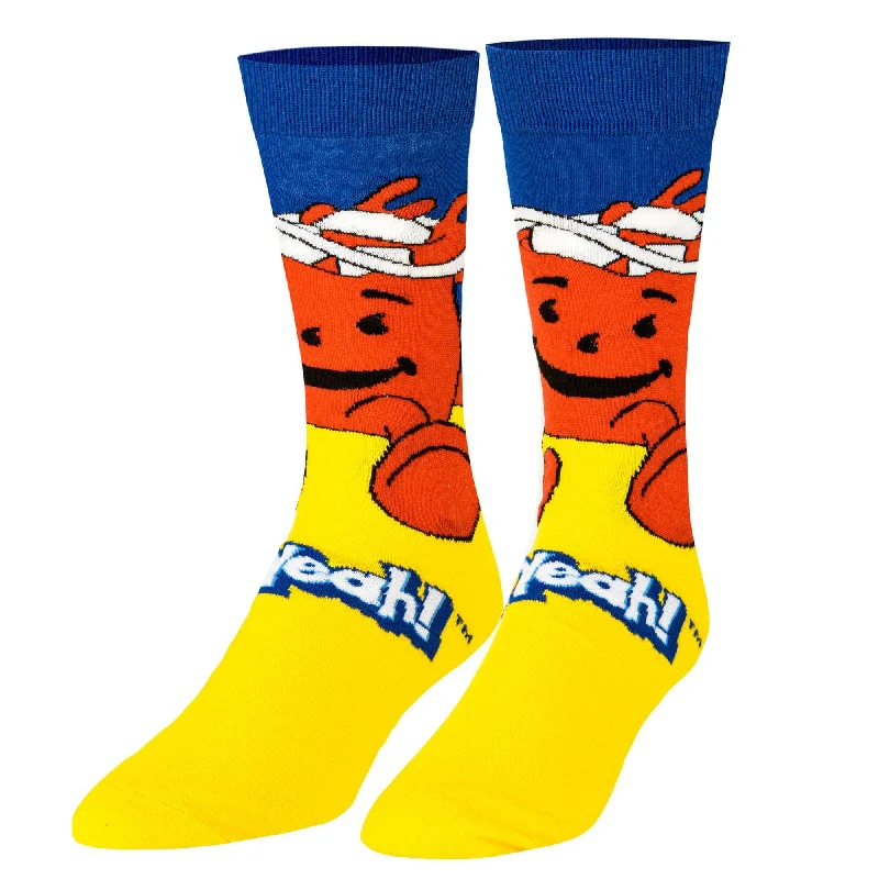 sock styles women -  Kool-Aid Man Men's Crew Socks