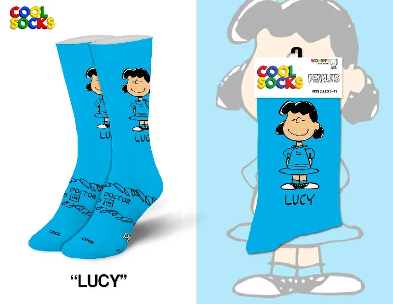 sock reviews online -  Lucy - Womens Crew Folded