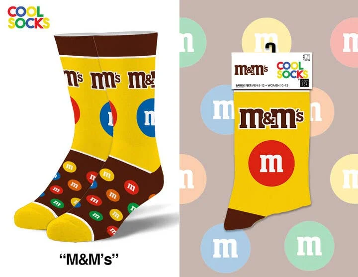 sock selection men -  M&Ms - Mens Crew Socks