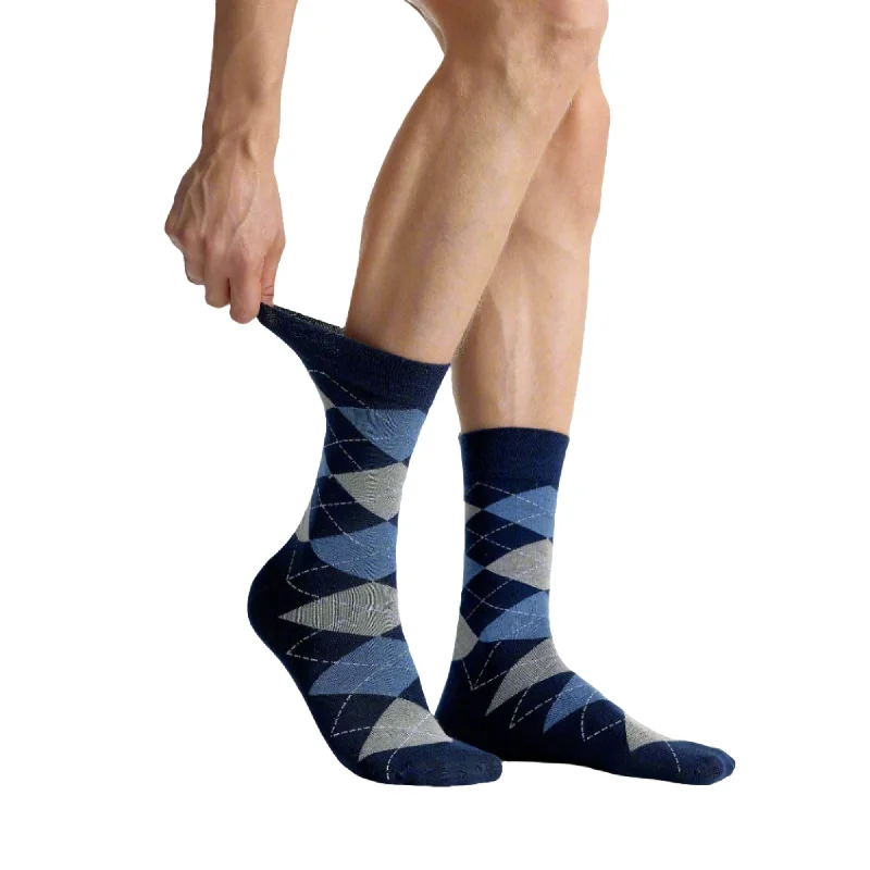 sock inventory women -  Men's Bamboo Dress Socks • Pattern Pack of 5 Pairs • Blue Navy