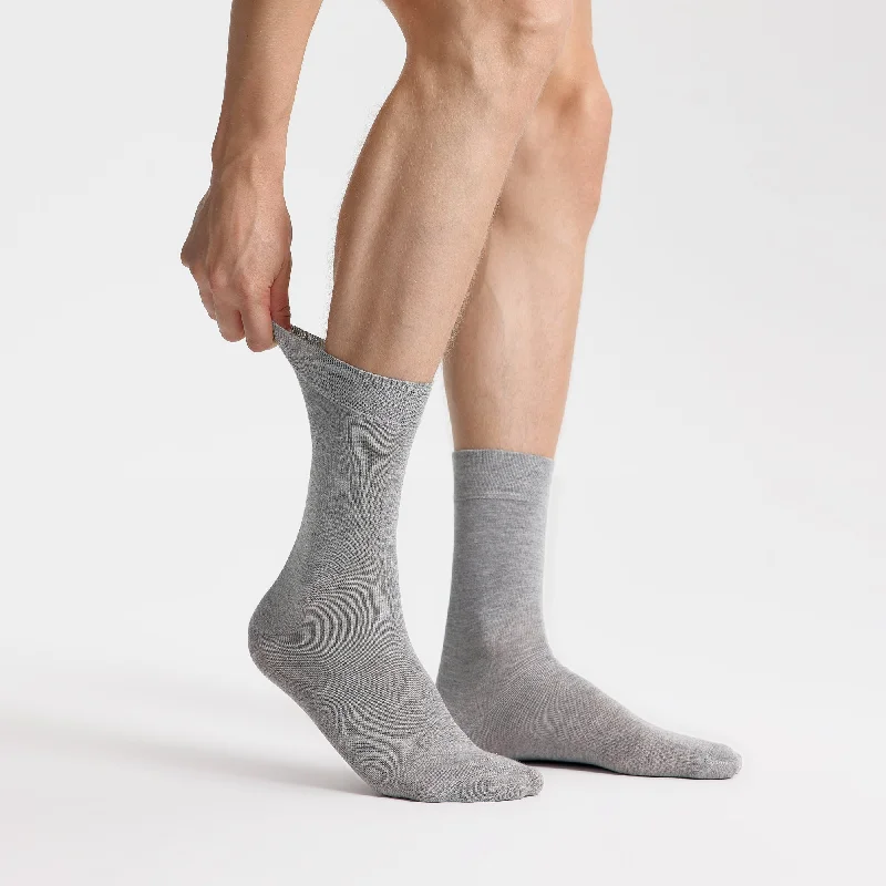 sock uses online -  Men's Bamboo Dress Socks • Solid Pack of 1/3/5 Pairs • Pacific Grey