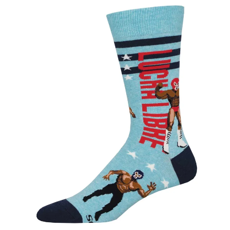 sock sales women -  Lucha Libre - Cotton Crew