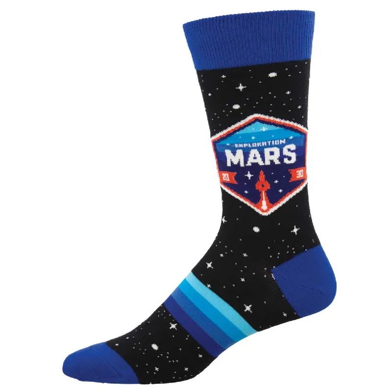 sock inventory men -  NASA - Mars Patch - Cotton Crew