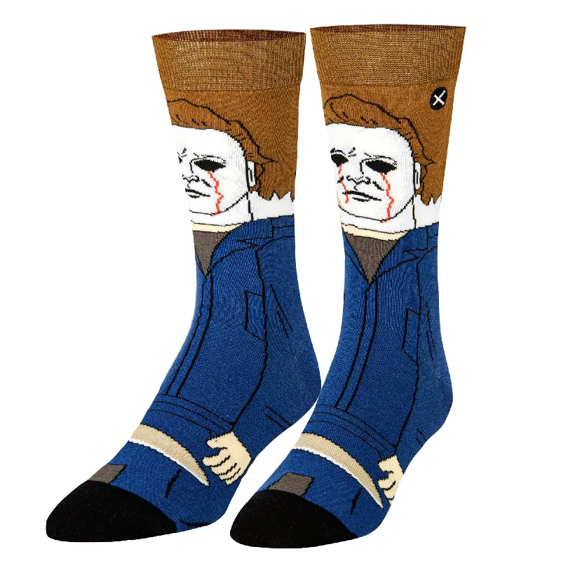 sock promotions men -  Michael Myers 360 Men's Crew Socks