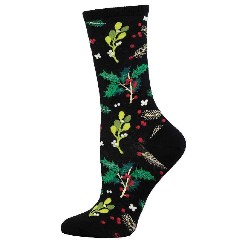 sock sizes kids -  Mistletoe and Holly - Cotton Crew