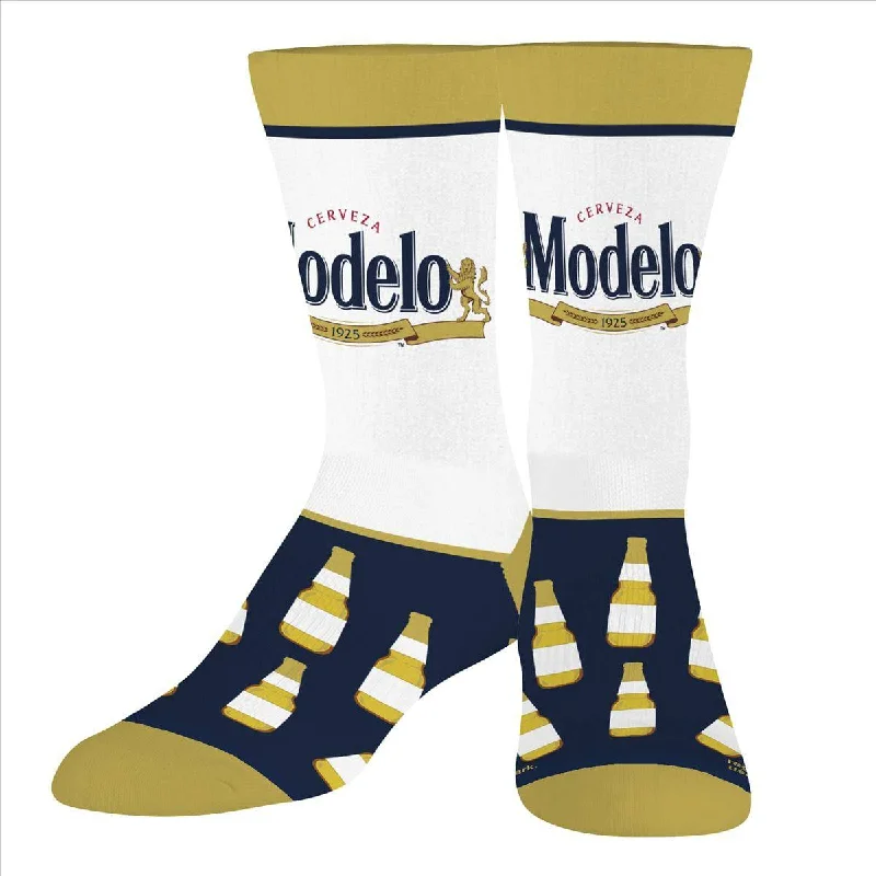 sock styles women -  Model Bottles Men's Crew Socks