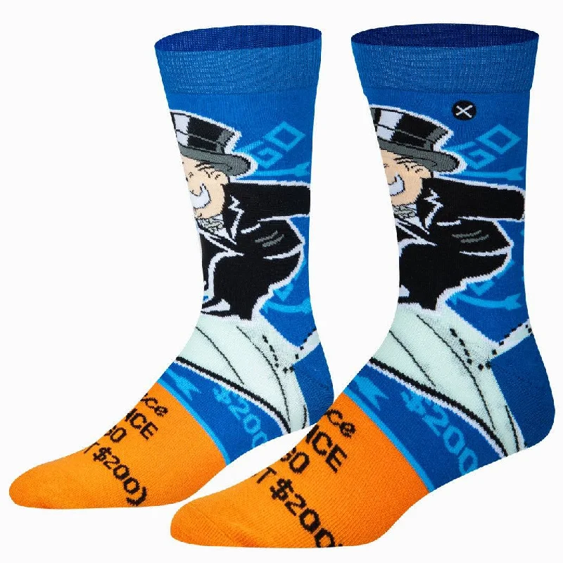 sock patterns women -  Monopoly Advance To Go Men's Crew Socks