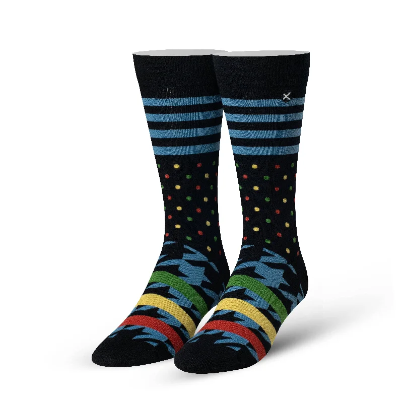 sock colors kids -  Odd Patterns Socks Men's Crew Socks