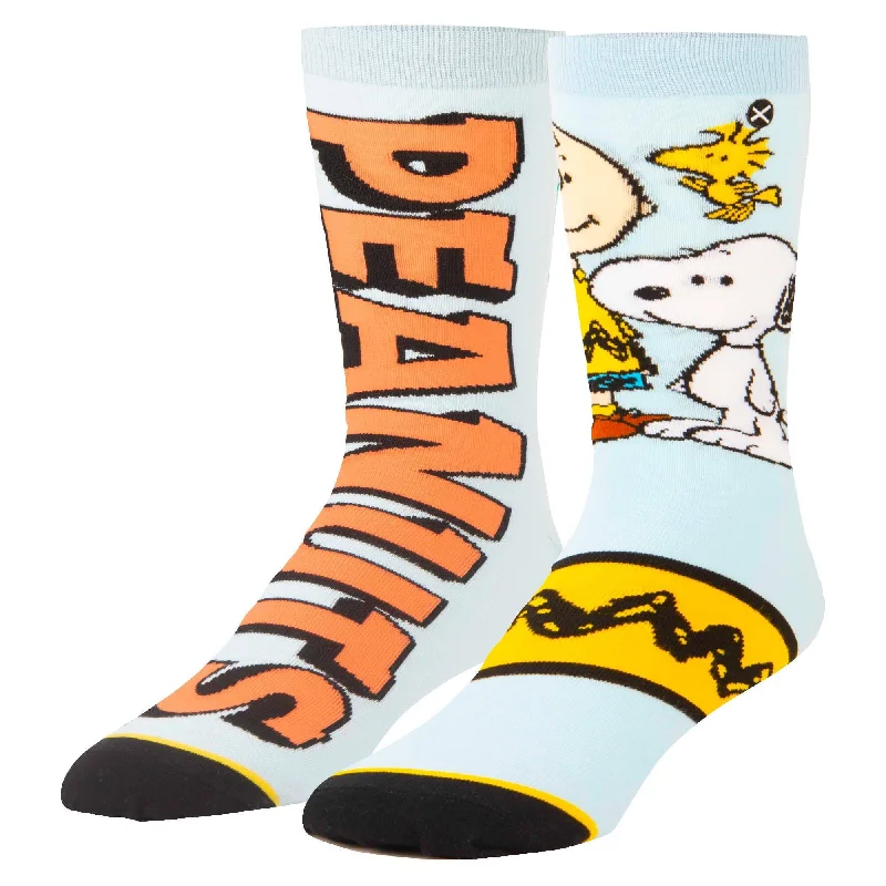 sock packs online -  Peanuts Split Men's Crew Socks