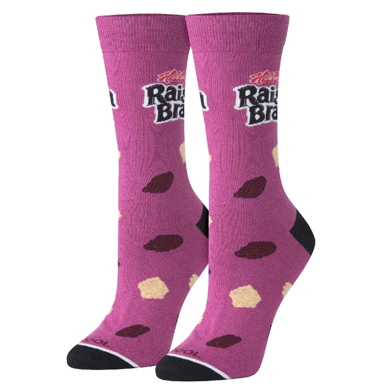 sock durability kids -  Raisin Bran Men's Crew Socks