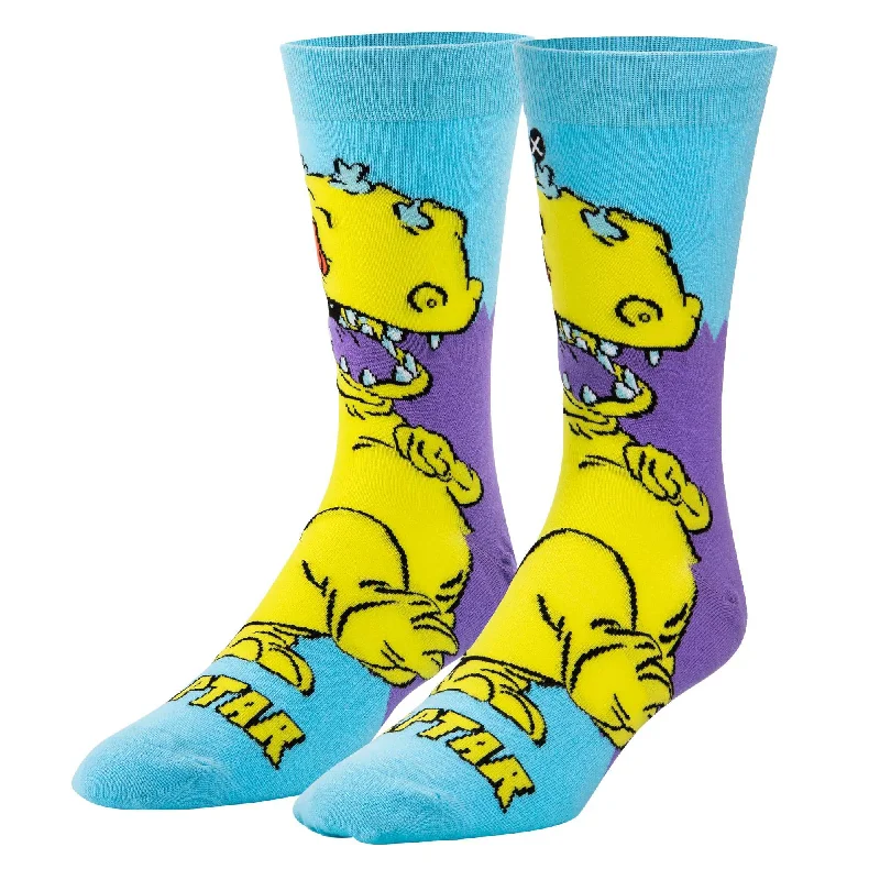 sock washing men -  Reptar Men's Crew Socks