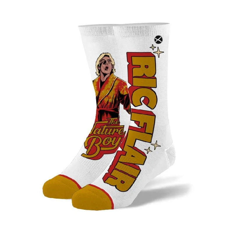 sock patterns kids -  Ric Flair Legend Men's Crew Socks