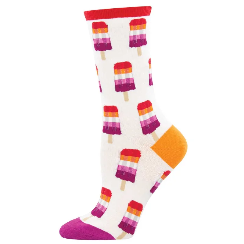 sock availability women -  Lesbian Pops - Cotton Crew S/M