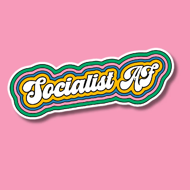 sock drying -  Socialist AF Sticker