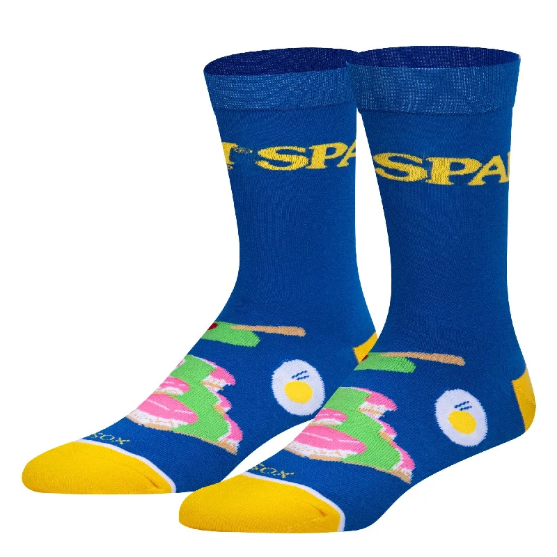 sock variety women -  Spam Men's Crew Socks