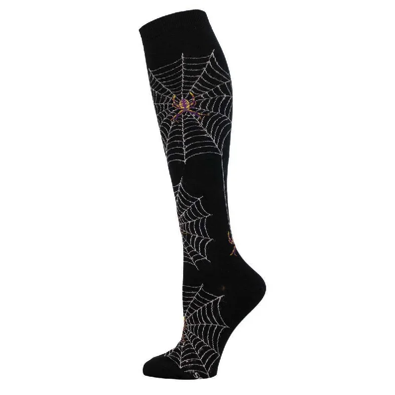 sock packaging -  Spider Webs - Knee Highs