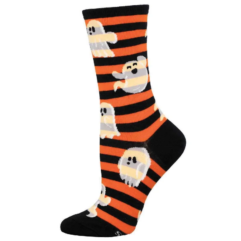 sock benefits men -  Spooky Stripes - Cotton Crew