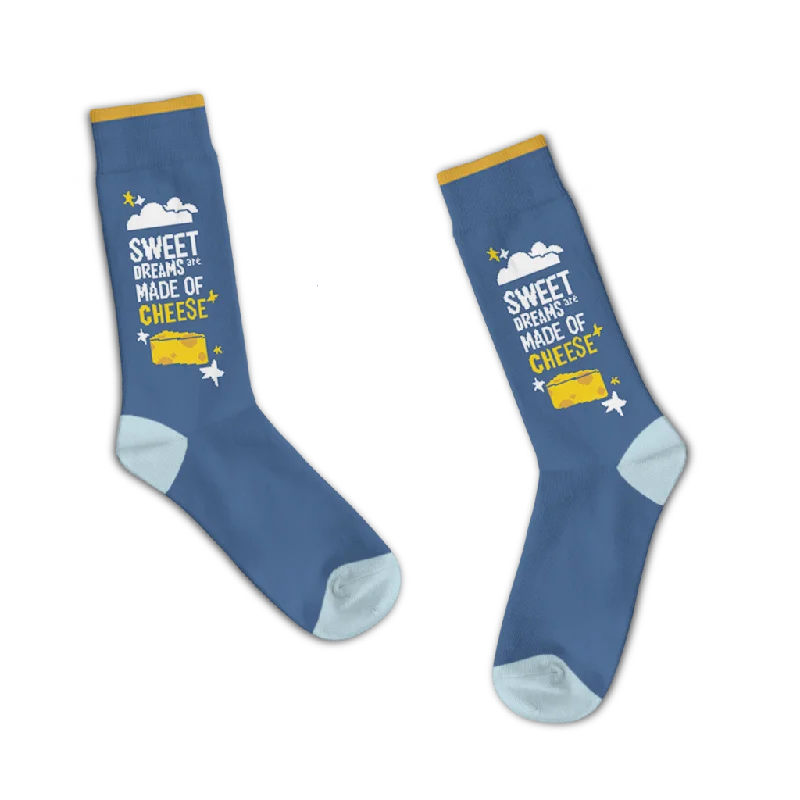 sock warranty online -  Sweet Dreams Are Made Of Cheese Socks