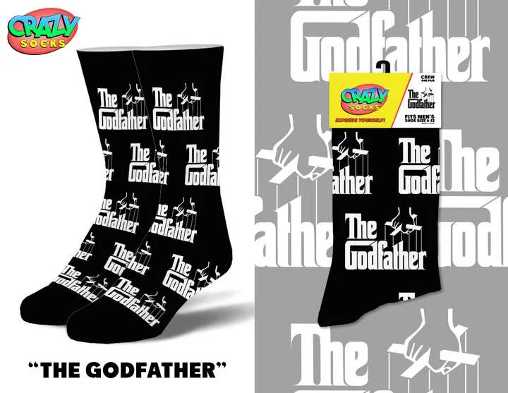 sock benefits men -  The Godfather Novelty Crew Socks