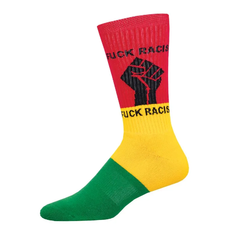 sock benefits kids -  Fuck Racism - Active Crew