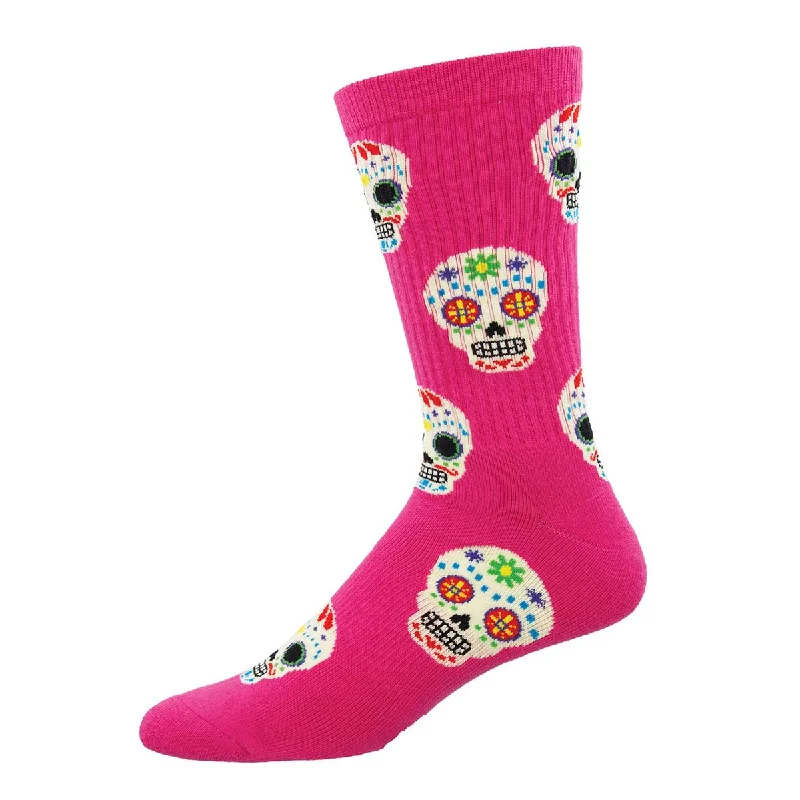 sock stock women -  Candy Skull - Active Crew