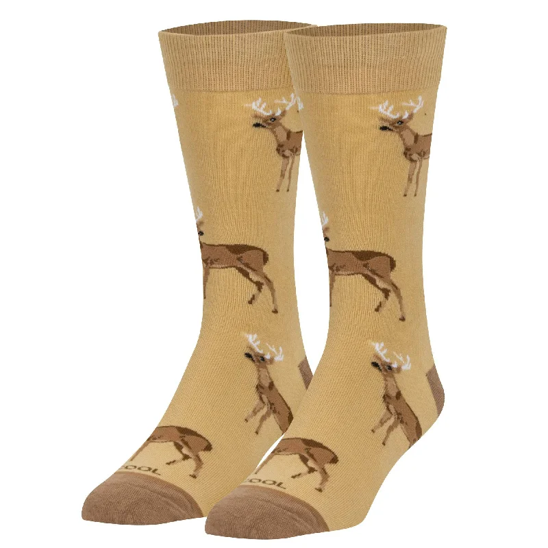 sock materials 2025 -  White Tail Buck Men's Crew Socks