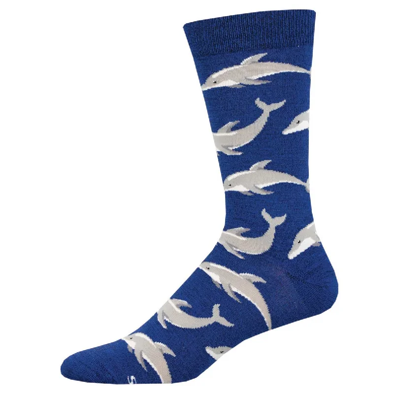 sock guarantee -  Joyous Dolphin - Bamboo