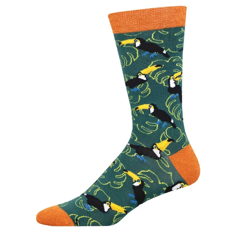 sock storage -  Toucan Leaves - Bamboo