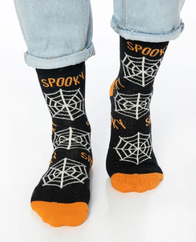 sock availability kids -Women's Halloween Spooky Socks