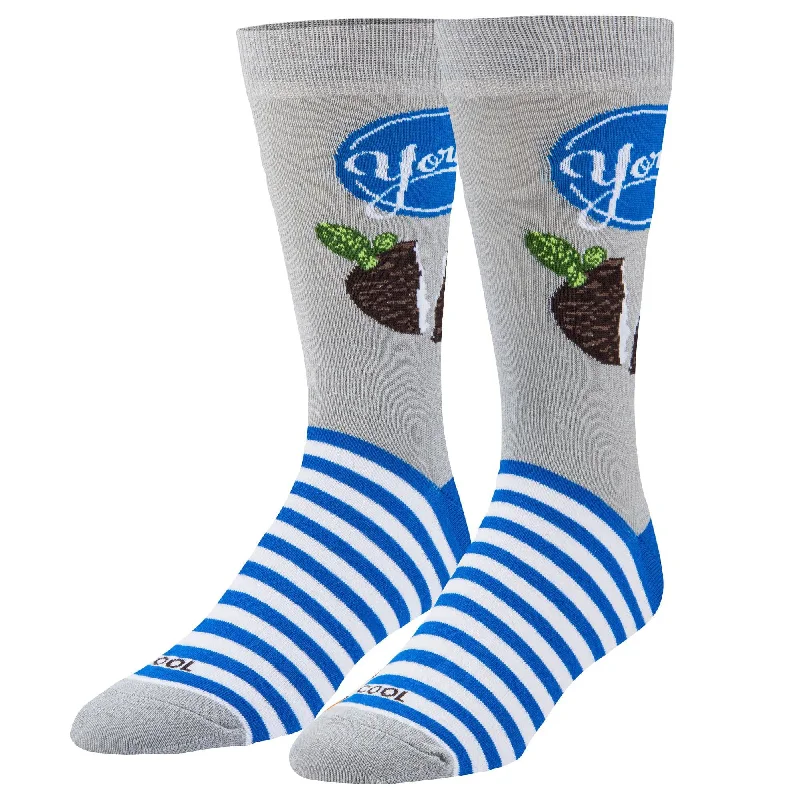 sock selection women -  York Peppermint Pattie Men's Crew Socks