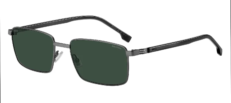 Matte Dark Ruthenium Grey/Green Polarised