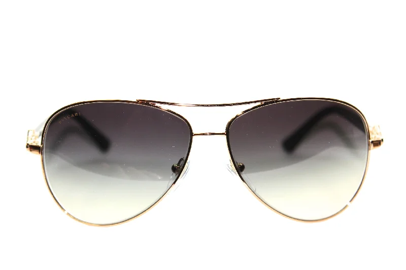 sunglasses with weather resistance -  BVLGARI - BV 6073B 376/8G Pink Gold Sunglasses