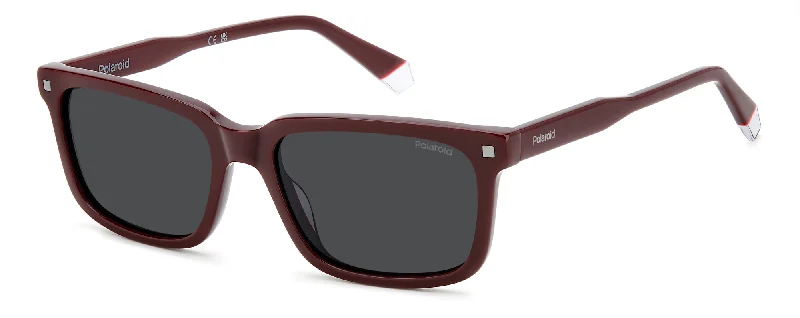 Burgundy/Grey Polarised