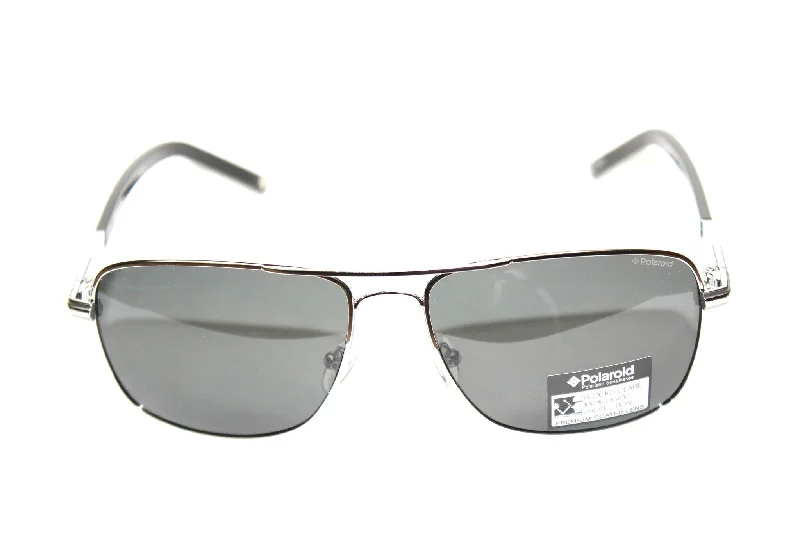 sunglasses for luxury appeal -  Polaroid U9301 A Filter Cat.3 Black/Silver Polarized (58mm) Sunglasses