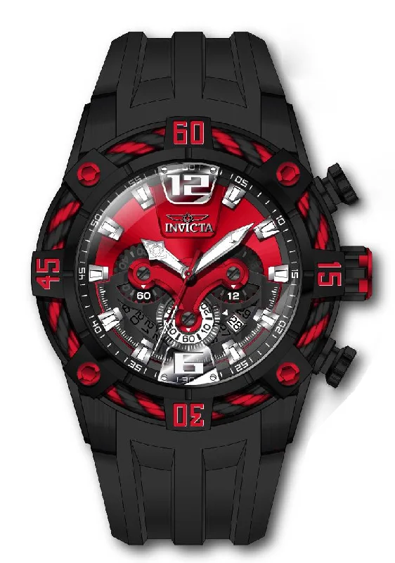 watch with polished hands -  Band For Invicta Bolt  Men 46746