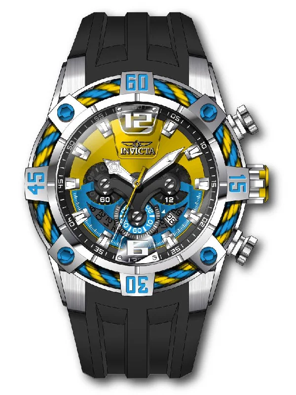 watch with sturdy hands -  Band For Invicta Bolt  Men 46749