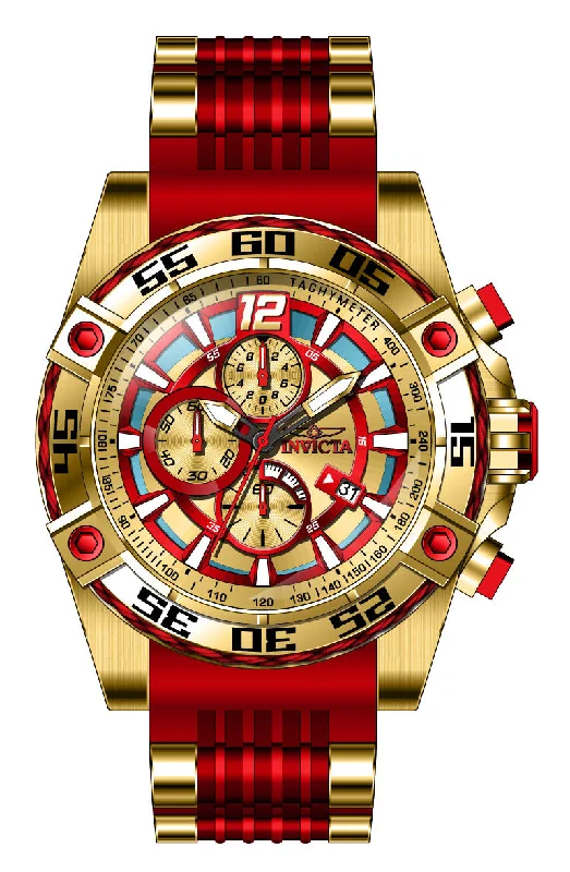 watch with oversized face -  Band For Invicta Bolt  Men 46823