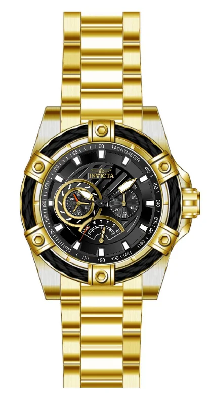 watch with chronograph -  Band For Invicta Bolt  Men 46865