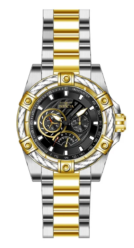 watch with sturdy numerals -  Band For Invicta Bolt  Men 46871