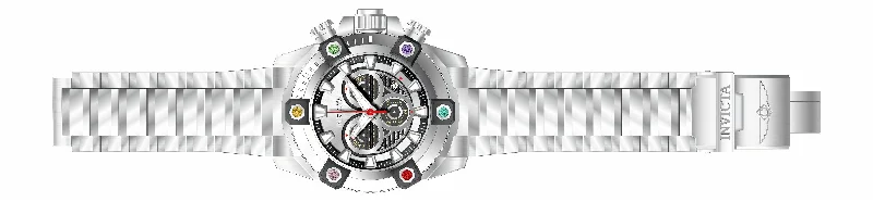 watch with engraved bezel -  Band For Invicta Coalition Forces  Men 46658