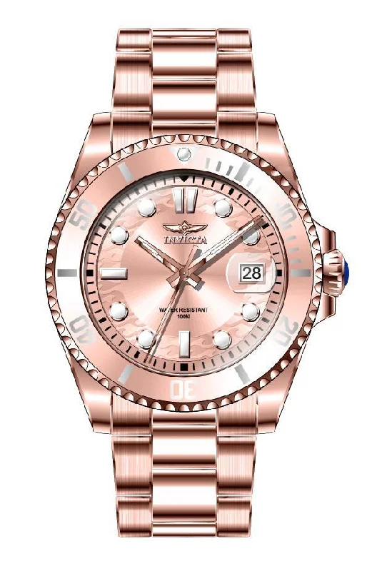 watch with colorful hands -  Band For Invicta Pro Diver  Lady 46685