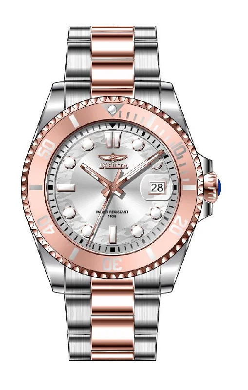 watch with diamond accents -  Band For Invicta Pro Diver  Lady 46690